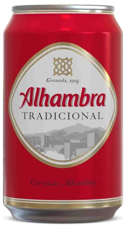 Escondite Lata de Cerveza tradicional Alhambra 0.5L