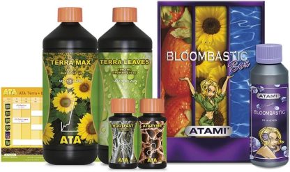 Kit completo de fertilizantes para el cultivo Atami ATA Bloombastic Box (Terra)