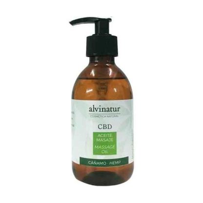 Aceite Masaje Cáñamo CBD Alvinatur - Anti dolor 250ml.