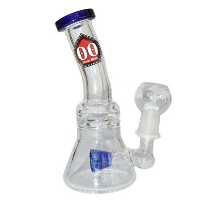 Bong BHO Cristal Percolator Blue 00 Seeds 18 cm