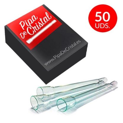 Pipa Boquilla Recta Cristal Borosilicato