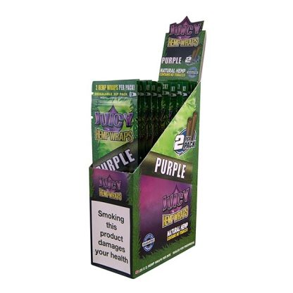 Juicy Blunts Hemp Wraps Purple - Imagen 4