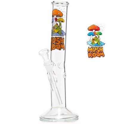 Bong Cristal Ice Mushroom Frog 30 cm.